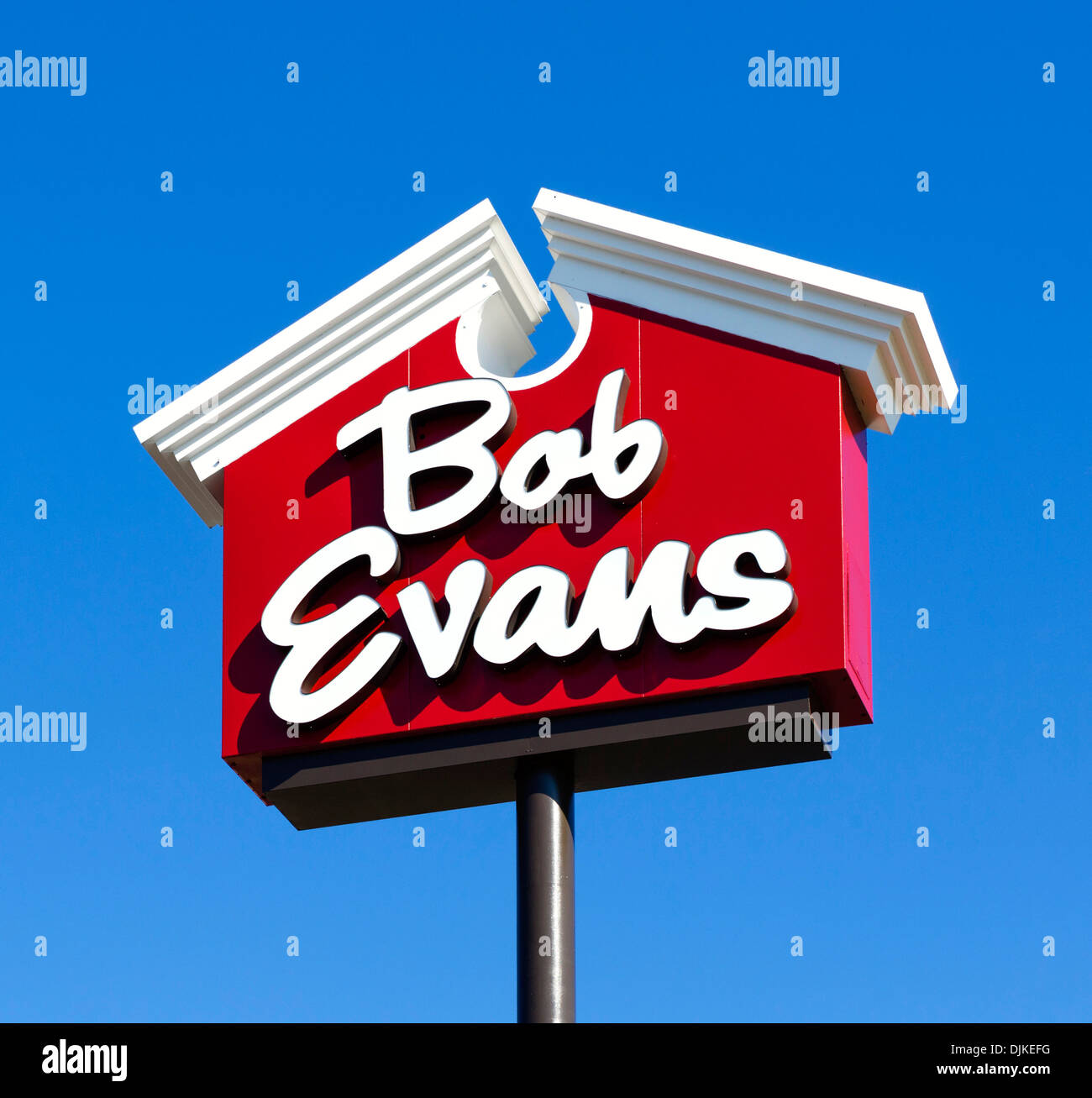 Bob Evans Restaurant Schild, Zentral-Florida, USA Stockfoto