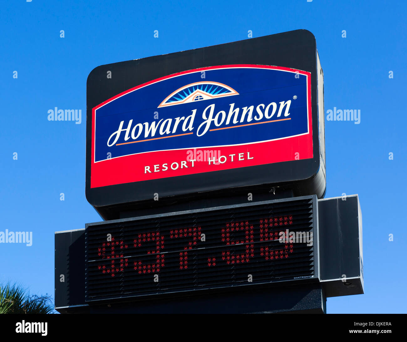 Howard Johnson Resort min Zeichen, Zentral-Florida, USA Stockfoto