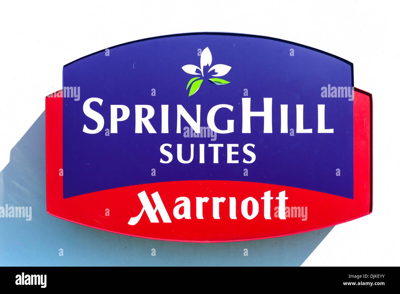 SpringHill Suites by Marriottl unterzeichnen, Zentral-Florida, USA Stockfoto