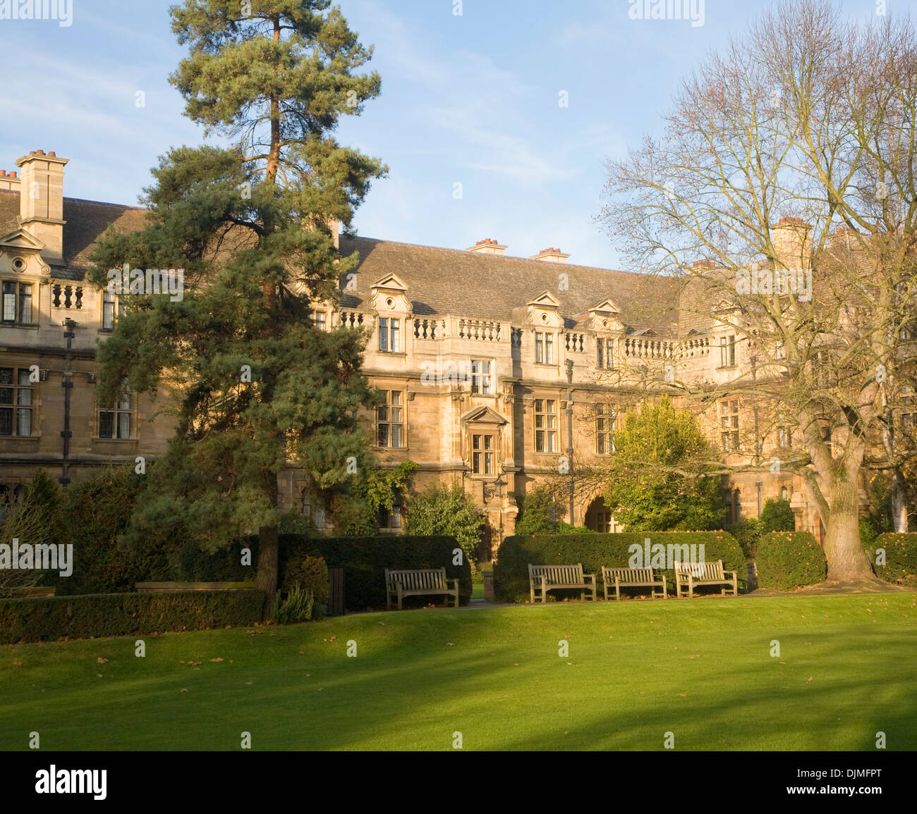 Pembroke College der Universität Cambridge, England Stockfoto