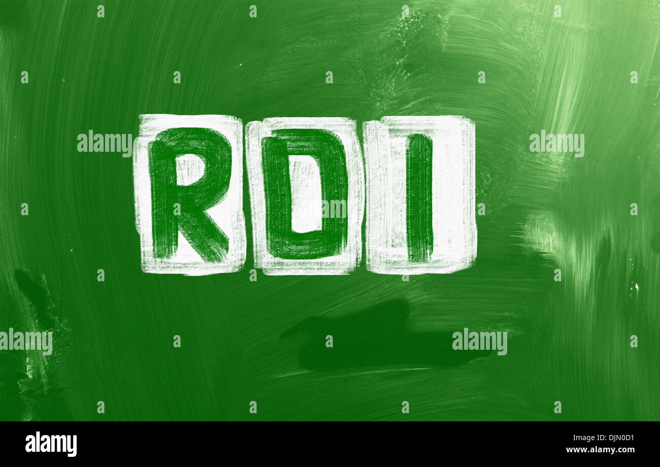 Return On Investmentkonzept Stockfoto