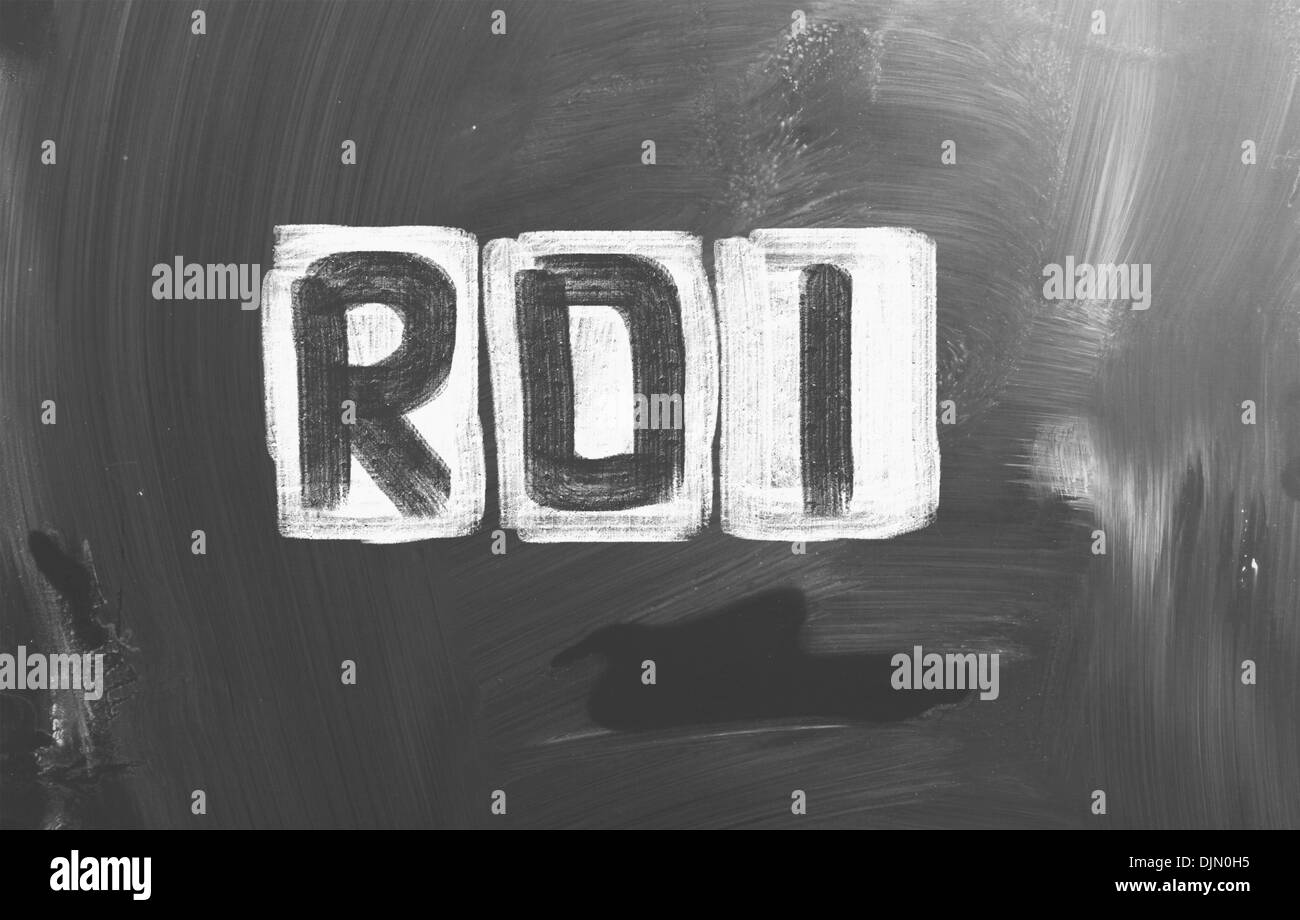 Return On Investmentkonzept Stockfoto