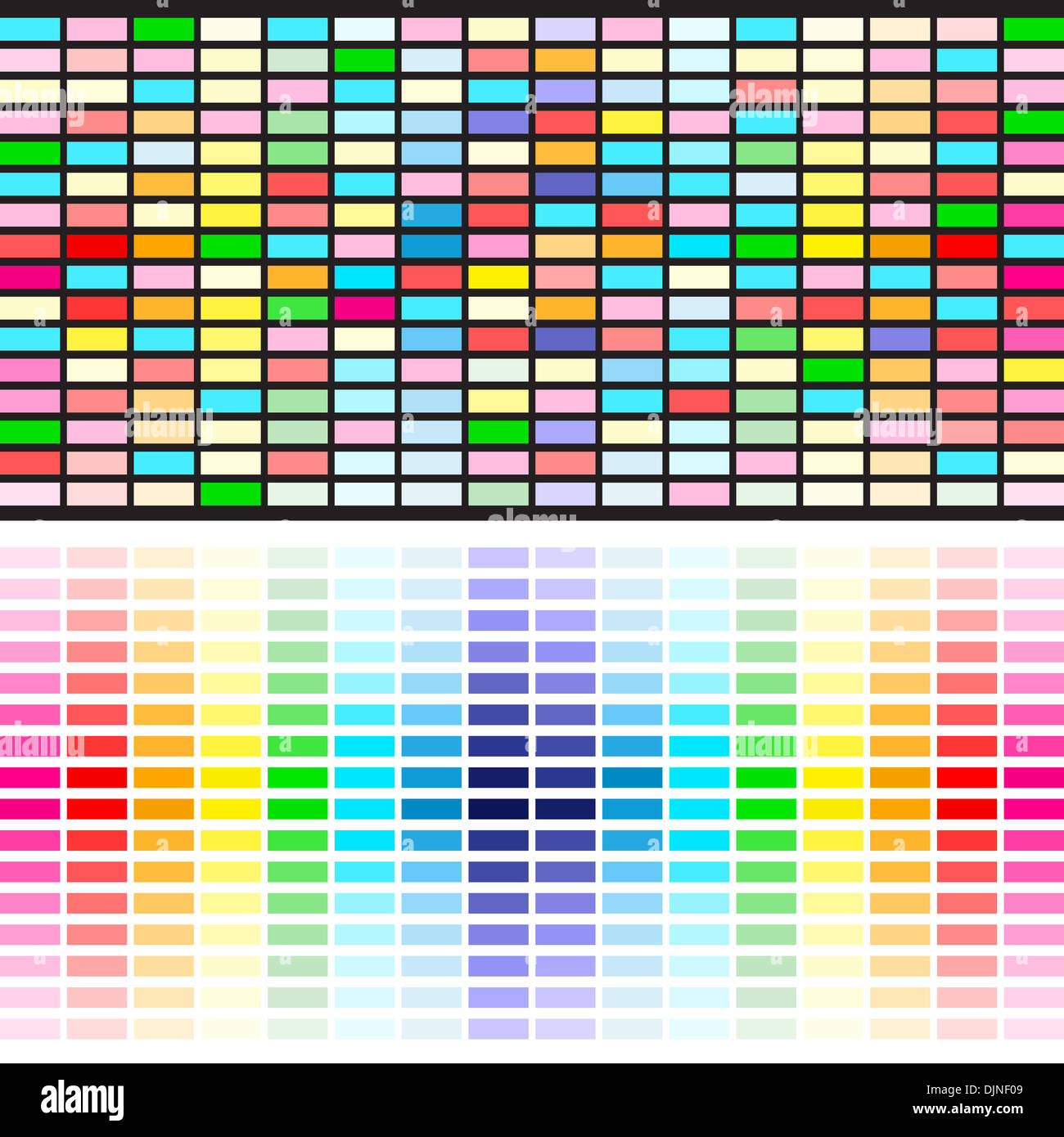 Schöner Farbverlauf Regenbogen-Farben-Palette, Hintergrund-design Stockfoto