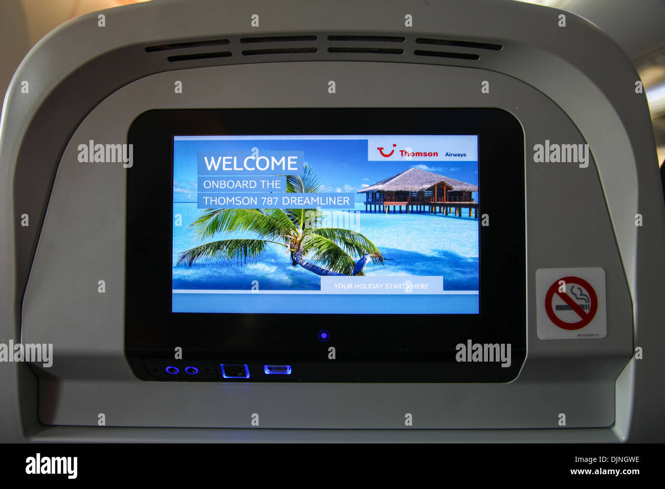 Innenraum Einer Boeing 787 Dreamliner Thompson Airways