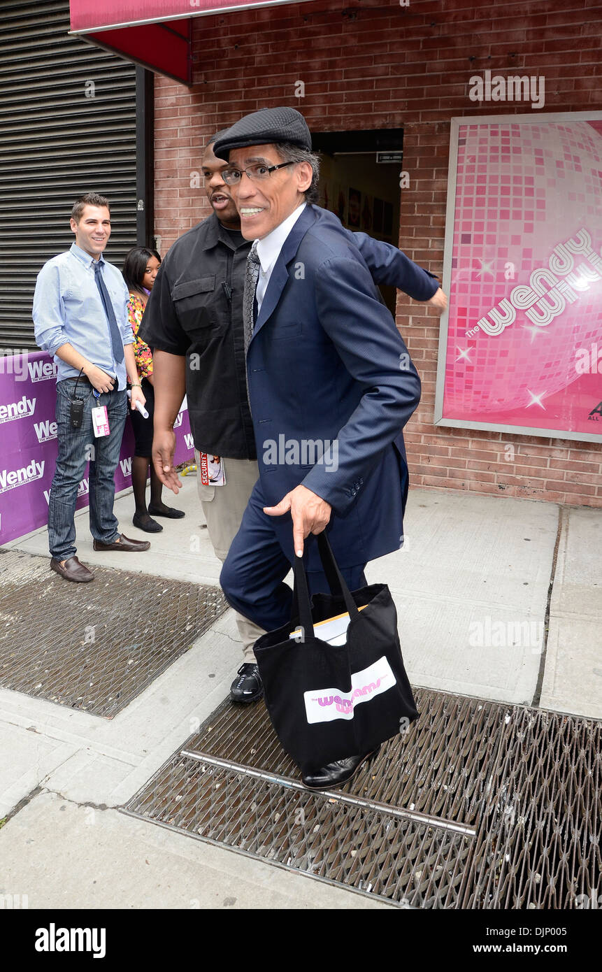 Ted Williams (Stimme) fährt Wendy Williams Show in Manhattan New York City USA - 16.05.12 Stockfoto