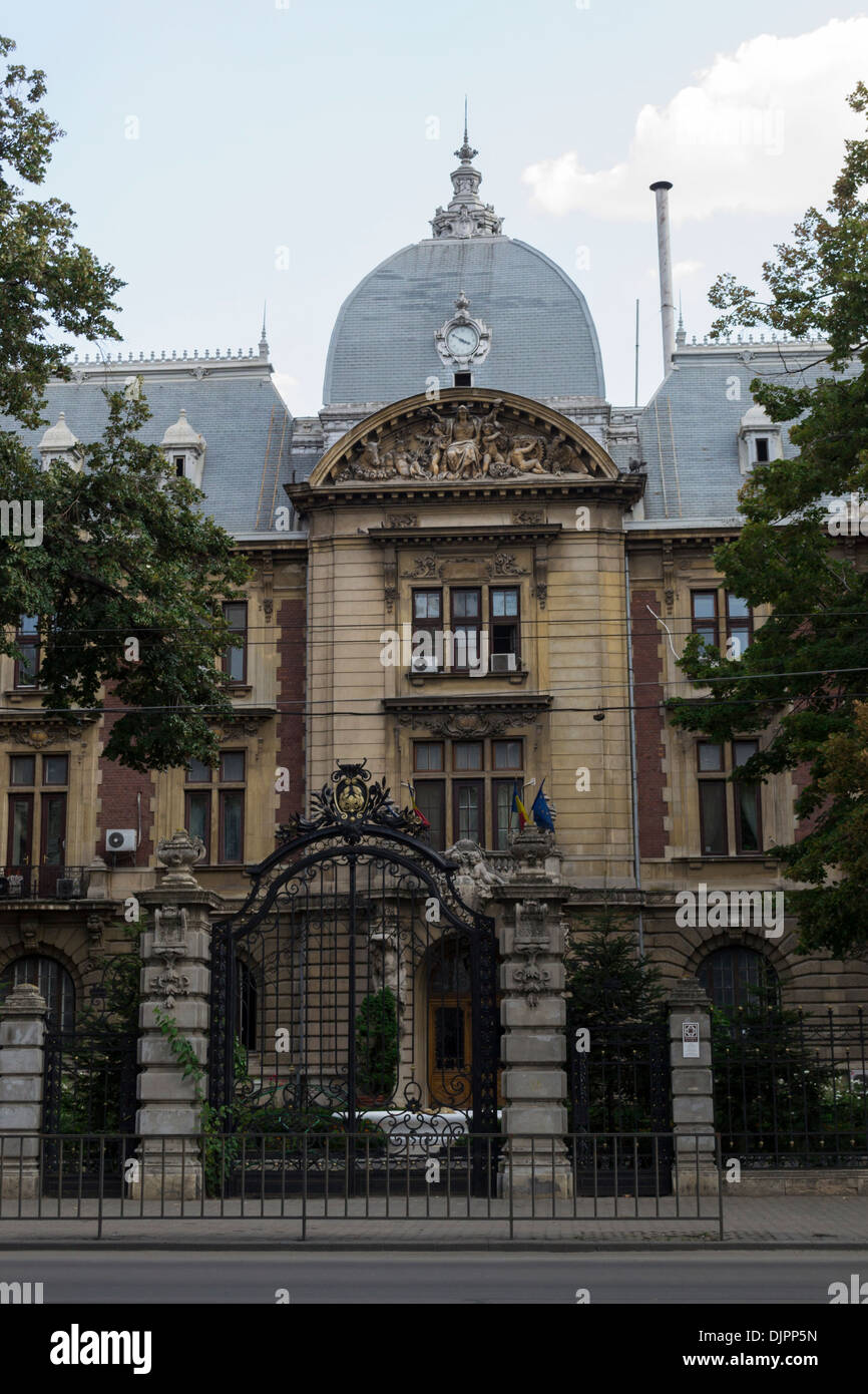 Ministerium für Landwirtschaft-Palast erbaut von dem berühmten Schweizer Architekten Louis Pierre Blanc, Bukarest, Rumänien Stockfoto