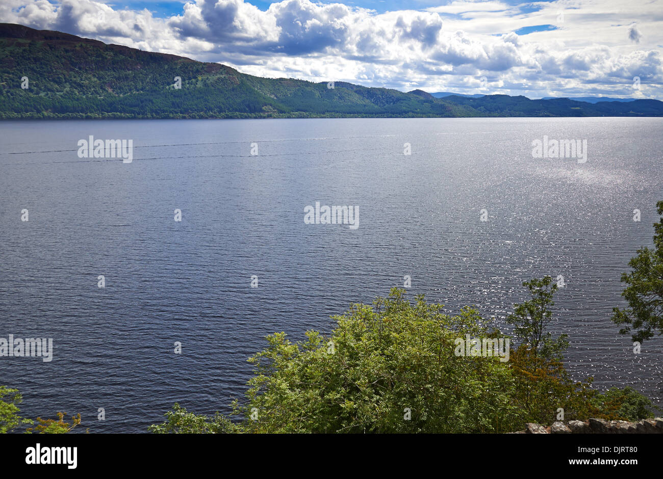 Loch Ness Schottland ist eine große, Tiefe, Süßwasser-See in den schottischen Highlands Stockfoto