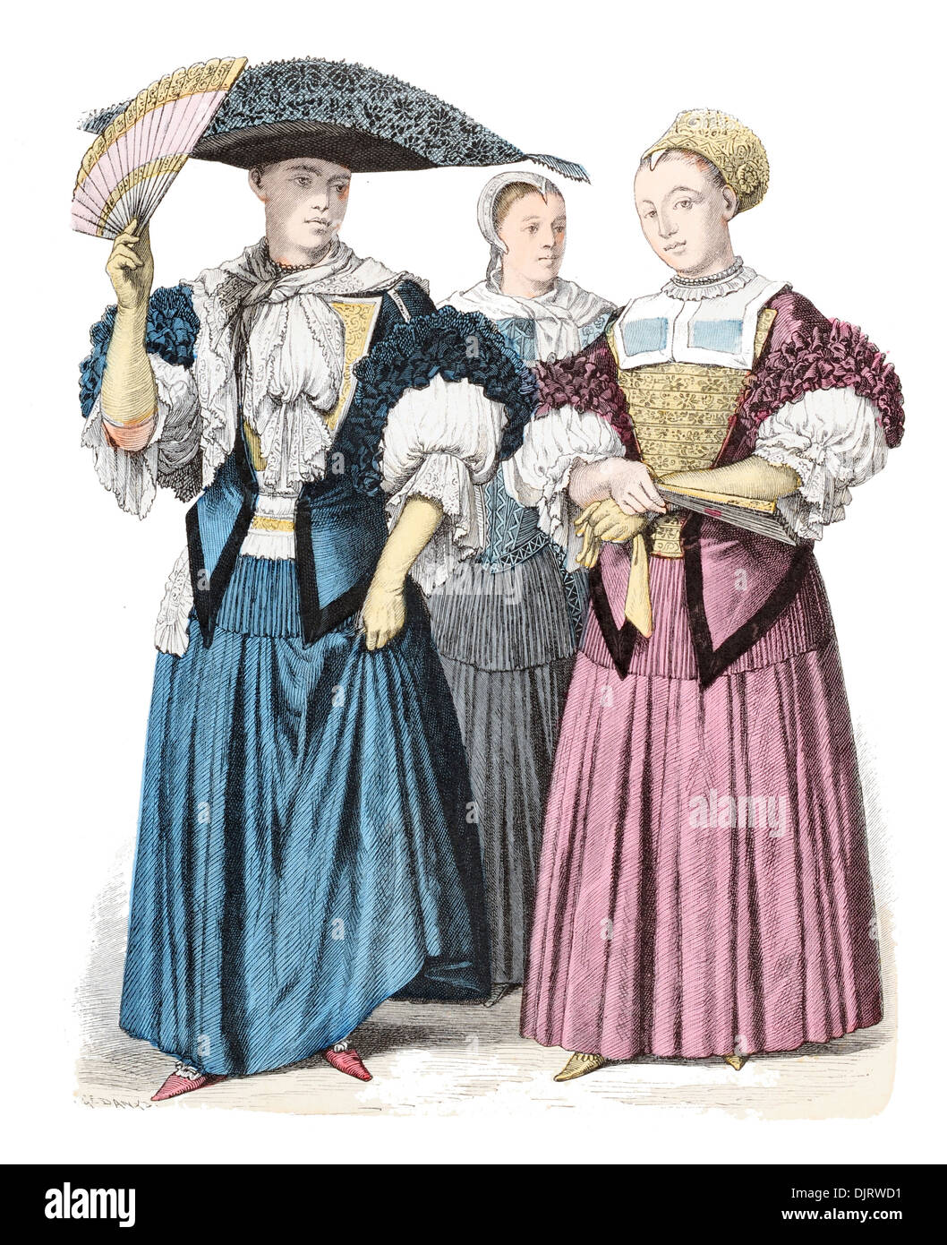 Kleidung 17 Jahrhundert Frauen