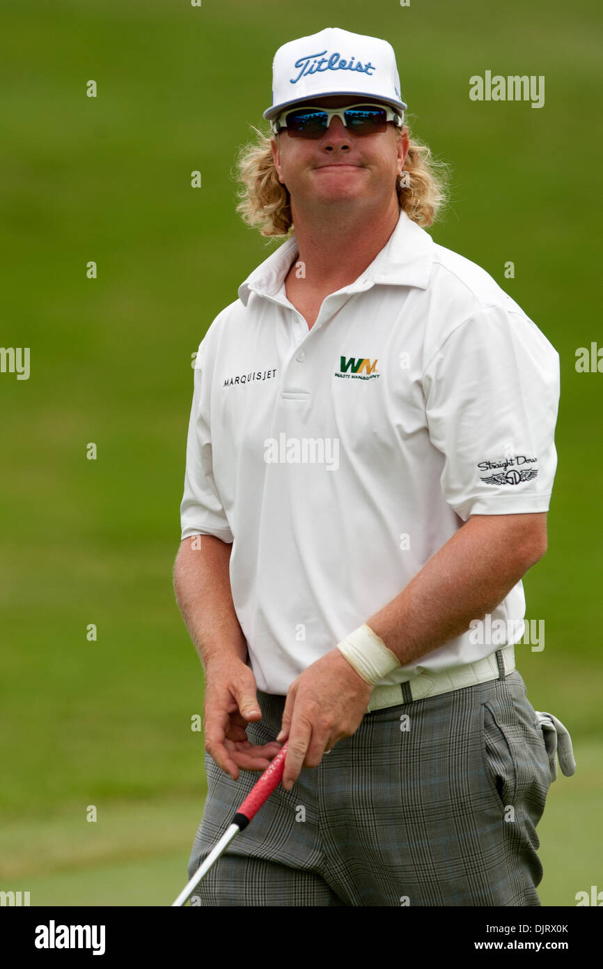 21. Mai 2010 - Las Colinas, Texas, USA - 21. Mai 2010: Charlie Hoffman bei der HP Byron Nelson Championship. Die 2. Runde der HP Byron Nelson Championship spielte auf der TPC 4 Seasons Resort Las Colinas, TX Credit: Andrew Dieb / Southcreek Global (Credit-Bild: © Andrew Dieb/Southcreek Global/ZUMApress.com) Stockfoto