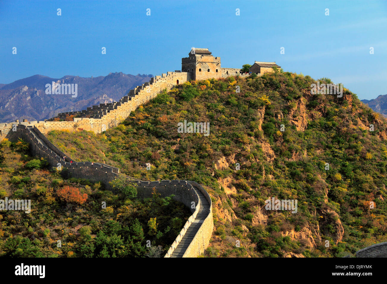 Great Wall Of China, Gubeikou, Miyun, China Stockfoto