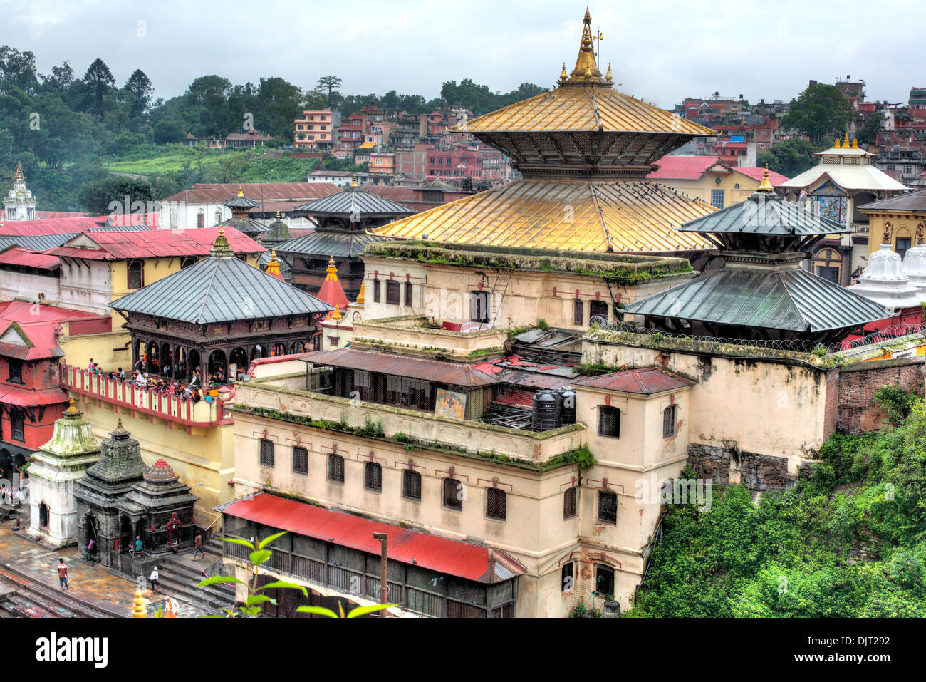 Goldene Tempel (1614), Pashupatinath, Kathmandu, Nepal Stockfoto