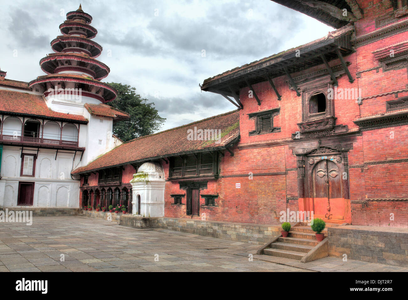 Königspalast Hanuman Dhoka Komplex, Durbar Square, Kathmandu, Nepal Stockfoto