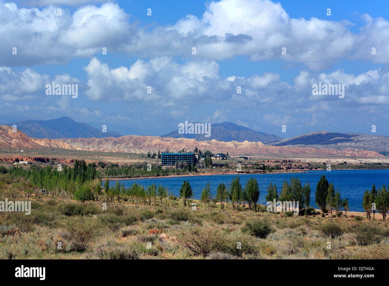 Issyk-Kul-See Ufer, Issyk Kul Oblast, Kirgisistan Stockfoto