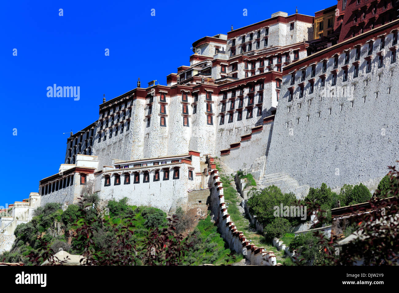 Potala Palast, Lhasa, Tibet, China Stockfoto