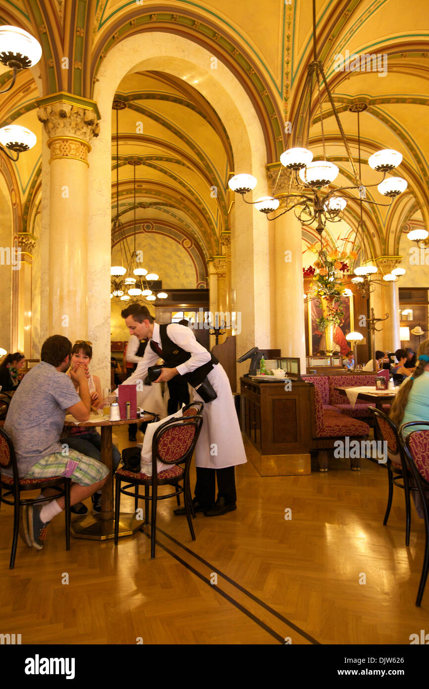 Cafe Central, Restaurant und Coffee-Shop, Wien, Österreich, Mitteleuropa Stockfoto
