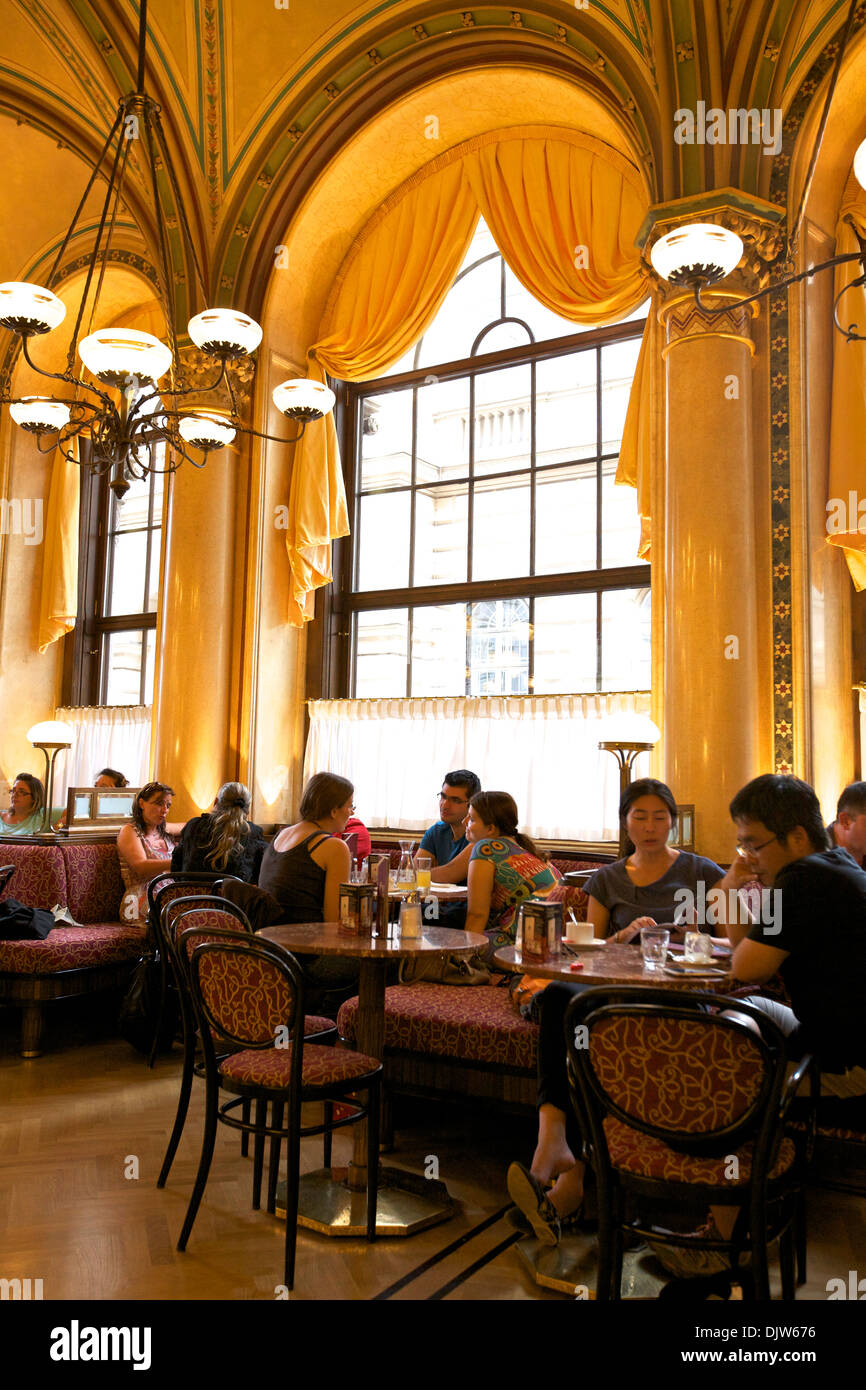 Cafe Central, Restaurant und Coffee-Shop, Wien, Österreich, Mitteleuropa Stockfoto
