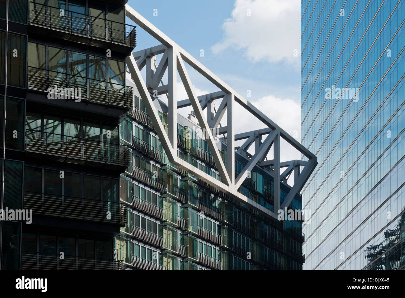 Teil des Sony Center am Potsdamer Platz in Berlin, Deutschland. Stockfoto