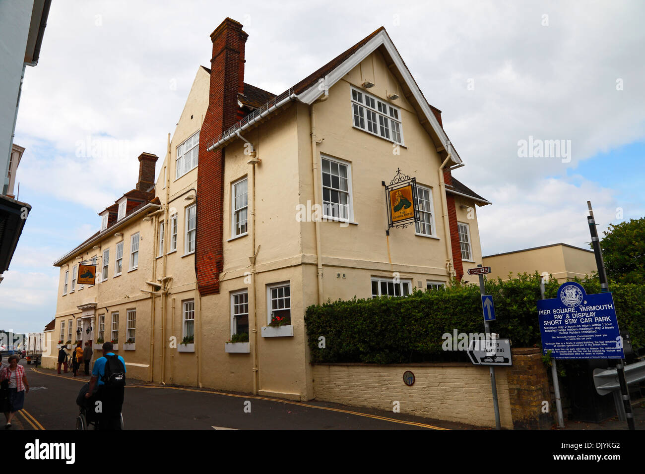 Das George Hotel Yarmouth Isle Of Wight Hampshire England Stockfoto