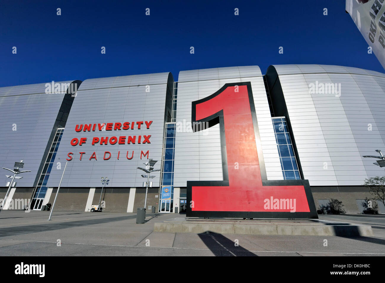 1. Januar 2011 - Glendale, Arizona, USA - Stadion Fotos vor dem Matchup zwischen der #7 Oklahoma Sooners und die Connecticut Huskies in der 2011 Tostitos Fiesta Bowl im University of Phoenix Stadium in Glendale, Arizona. (Kredit-Bild: © Steven Leija/Southcreek Global/ZUMAPRESS.com) Stockfoto