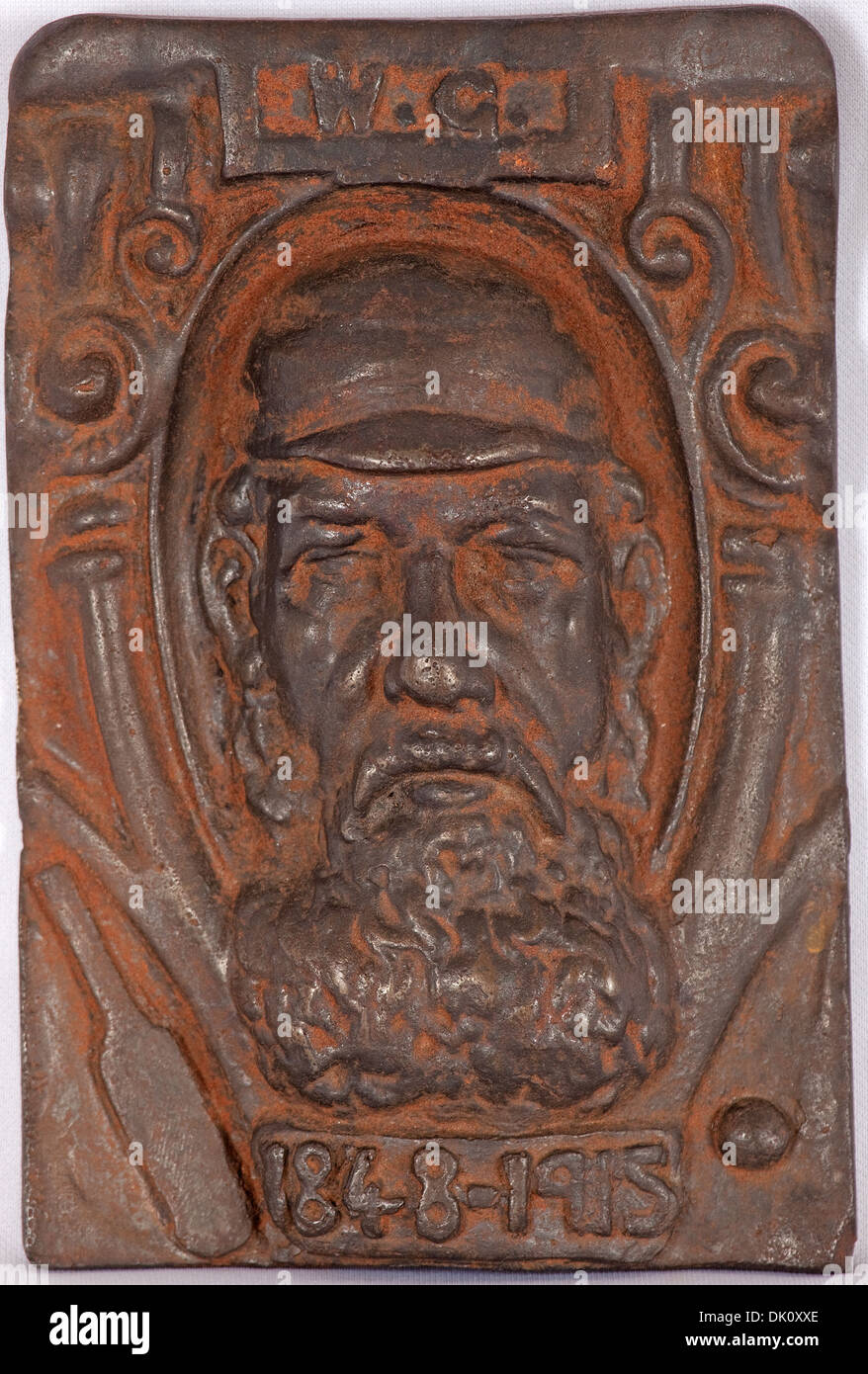 Gusseisen-Bild des w g Anmut Stockfoto