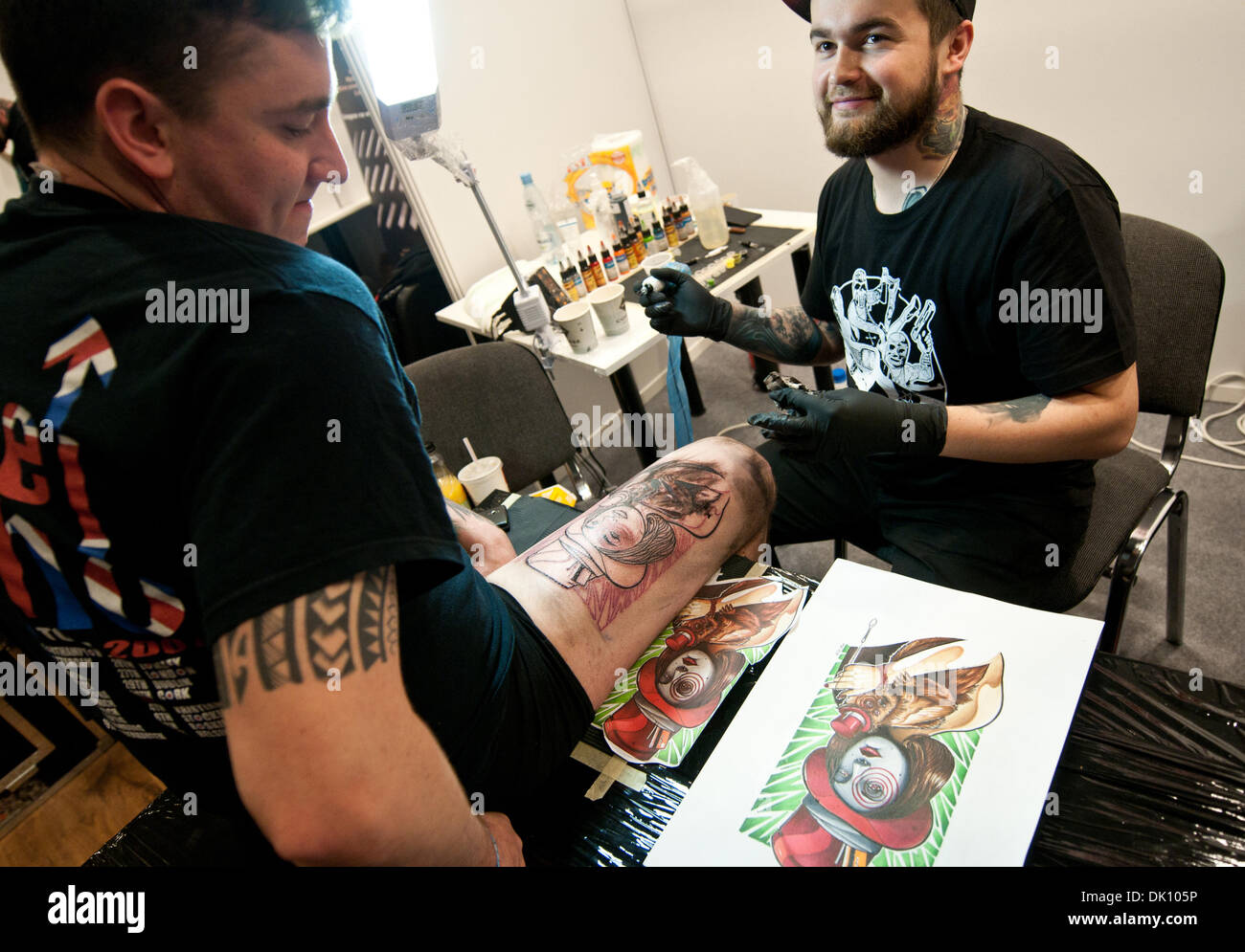 Tattoo Convention 2013 Stockfotos und -bilder Kaufen - Alamy