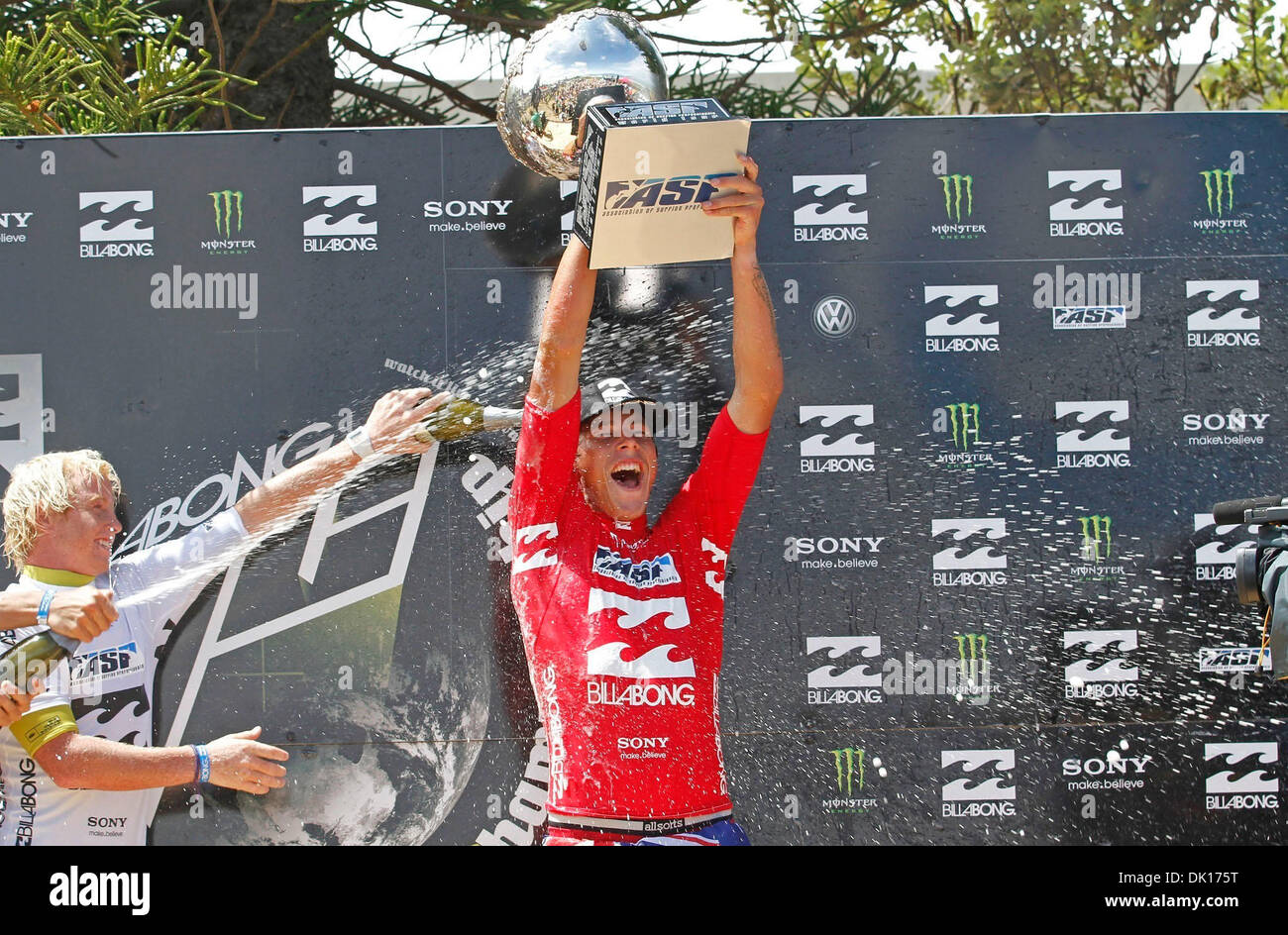 16. Januar 2011 - Narrabeen, Australien - JACK FREESTONE (Australien/Gold Coast/Currumbin) Weltmeister ASP Pro Junior - er ist der erste Australier männlichen Anspruch dieses Titels in zehn Jahren, es wurde zuletzt gewann von J. Parkinson zurück in 2001. (Kredit-Bild: © Kirstin Scholtz/ASP-bedeckten Images/ZUMAPRESS.com) Stockfoto