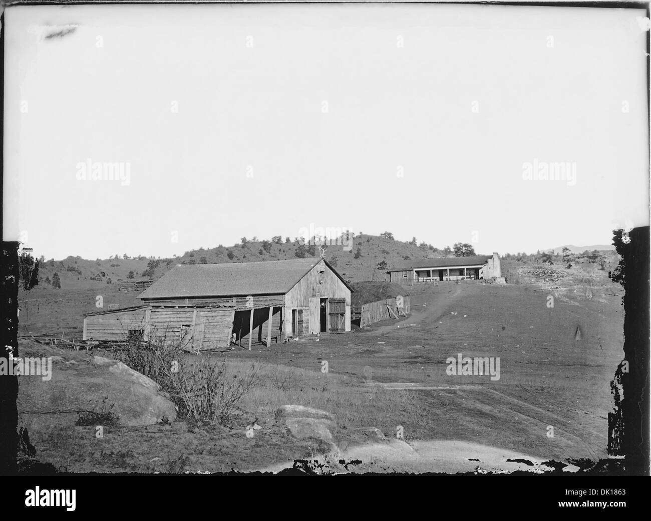 Räuber Roost in Virginia Dale, eine bekannte Bühne Station der Overland-Route von 1862 zur Eröffnung der... 516948 Stockfoto