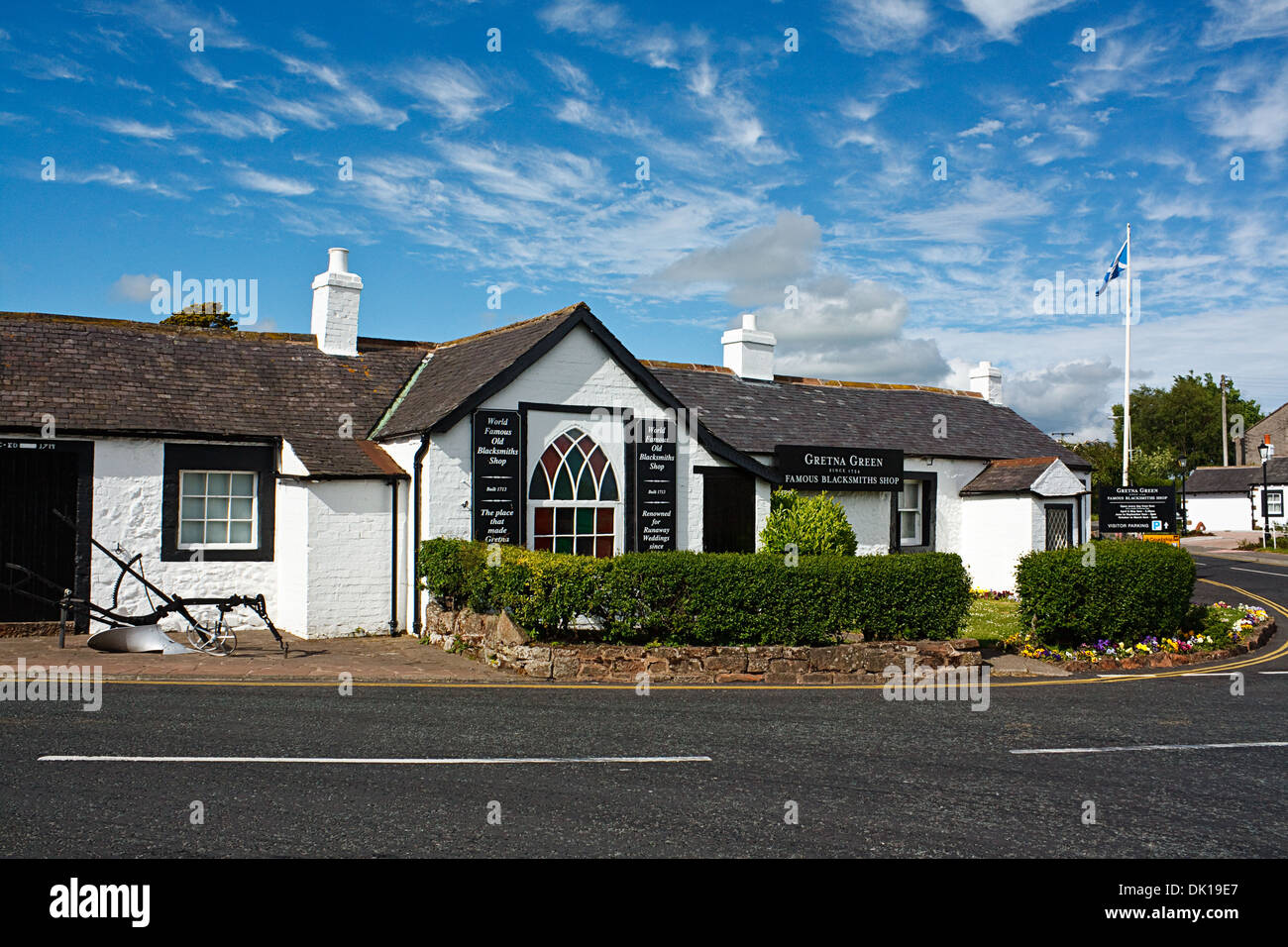 Die alte Schmiede Gretna Green Stockfoto