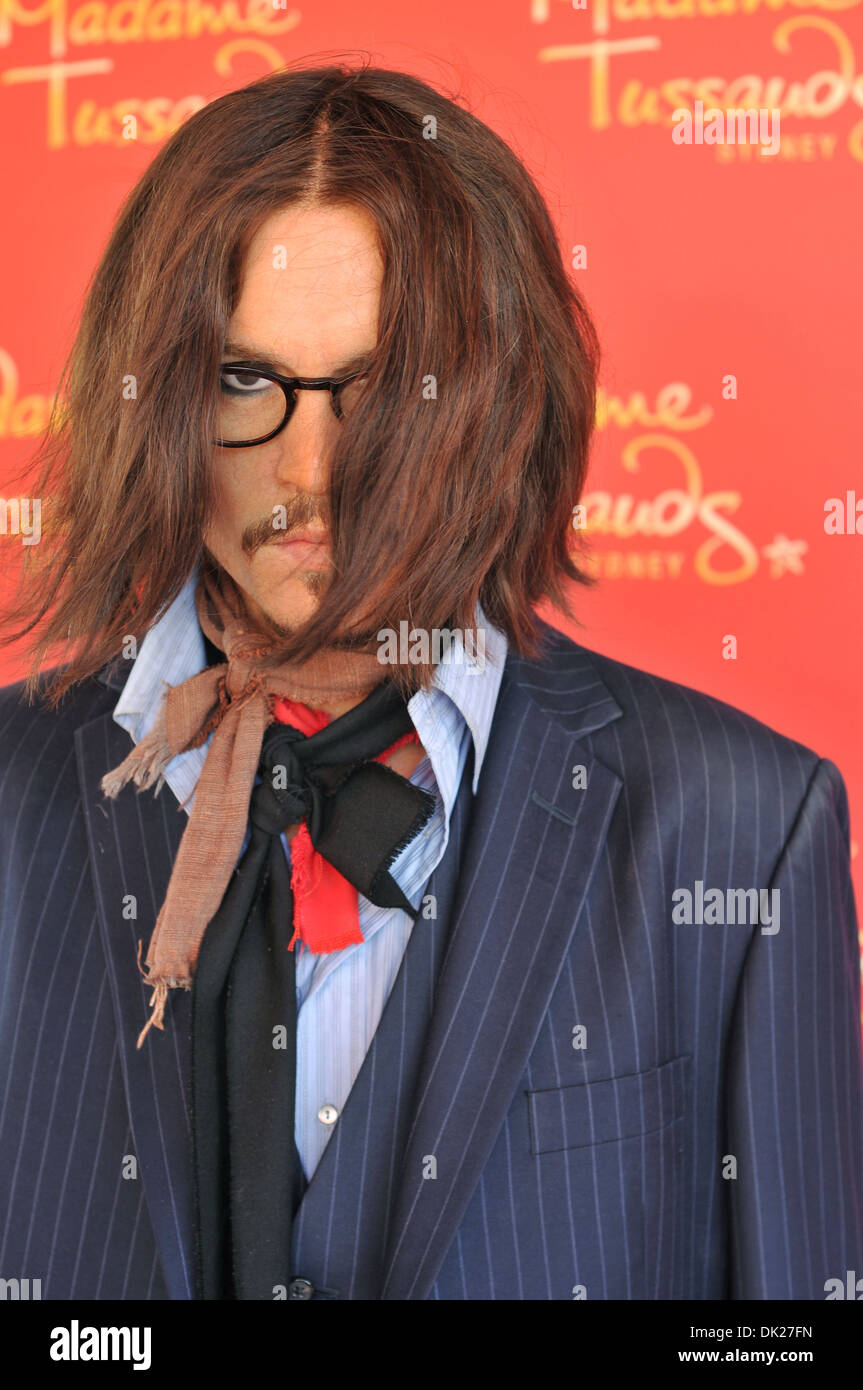Johny Depp Promi Wachsfigur bei Madame Tussauds Sydney, Australien Stockfoto