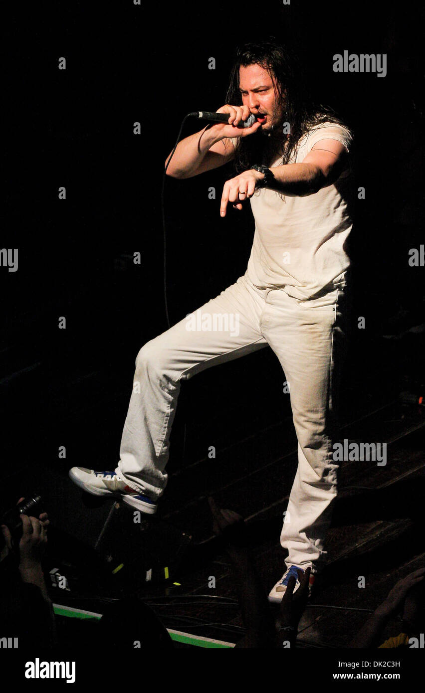 Andrew WK tritt an Revolution Leben ft. Lauderdale, Florida - 07.04.12 Stockfoto