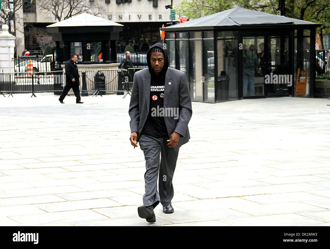Des Rates Pressekonferenz Mitglied Jumaane Williams New York City Council Member in Erinnerung an Trayvon Martin im Rathaus Stockfoto