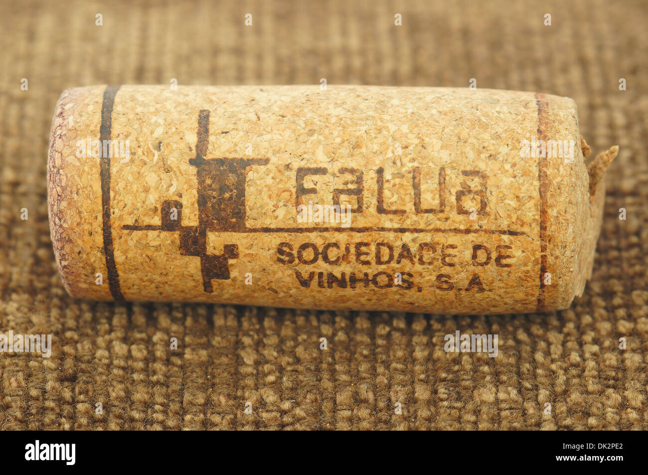 Falua portugiesische Winzer Wein Korken Stockfoto
