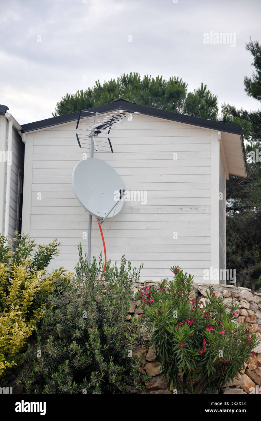 Camping Village Simuni, Insel Pag, Kroatien, Europa Stockfoto