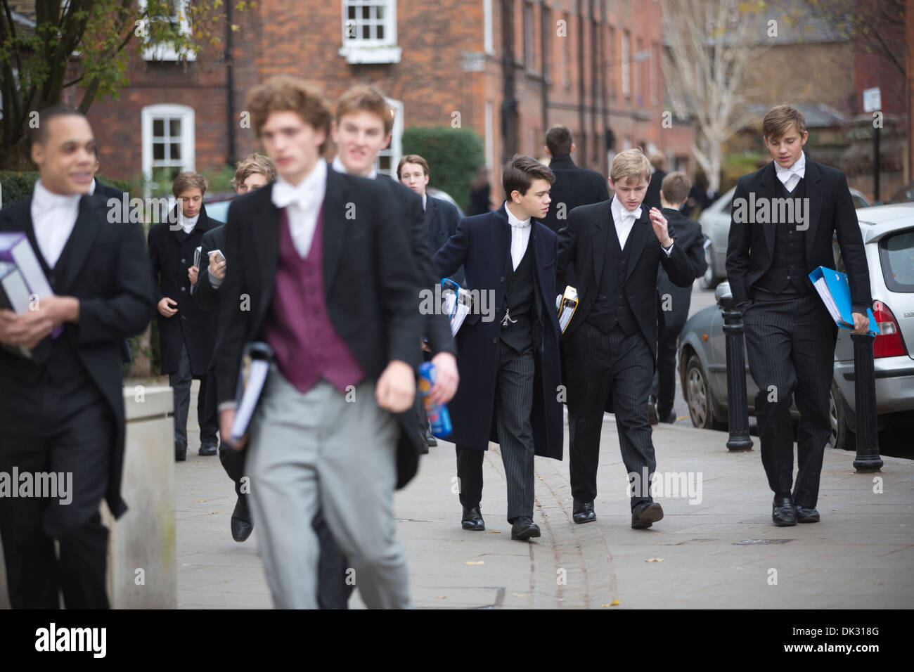 Eton College, in der Nähe von Windsor, Berkshire, England, Vereinigtes Königreich Stockfoto