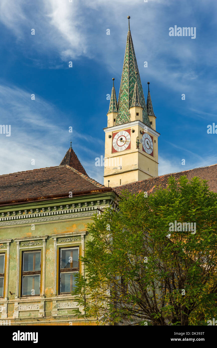 Turm der Trompeter, Medias Rumänien Stockfoto