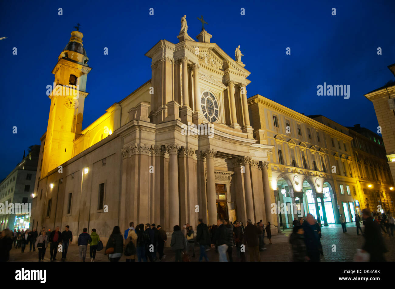 San Carlo Borromeo Kirche Piazza San Carlo Platz Turin Stadt Piedmont Region Nord Italien Mitteleuropa Stockfoto