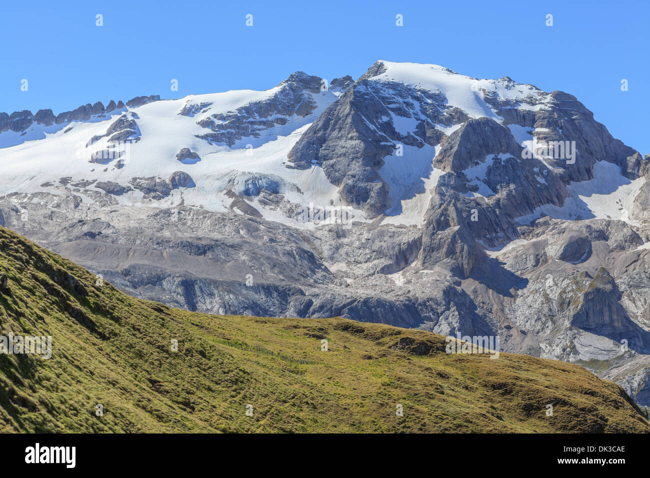 Der höchste Gipfel der Marmolada Dolomiten Italien Stockfoto