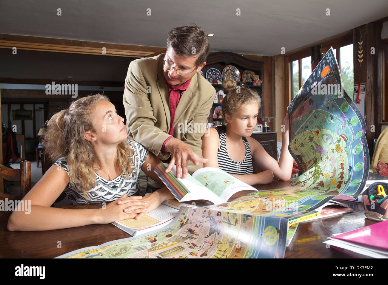 Schulfreie Bildung Stockfoto