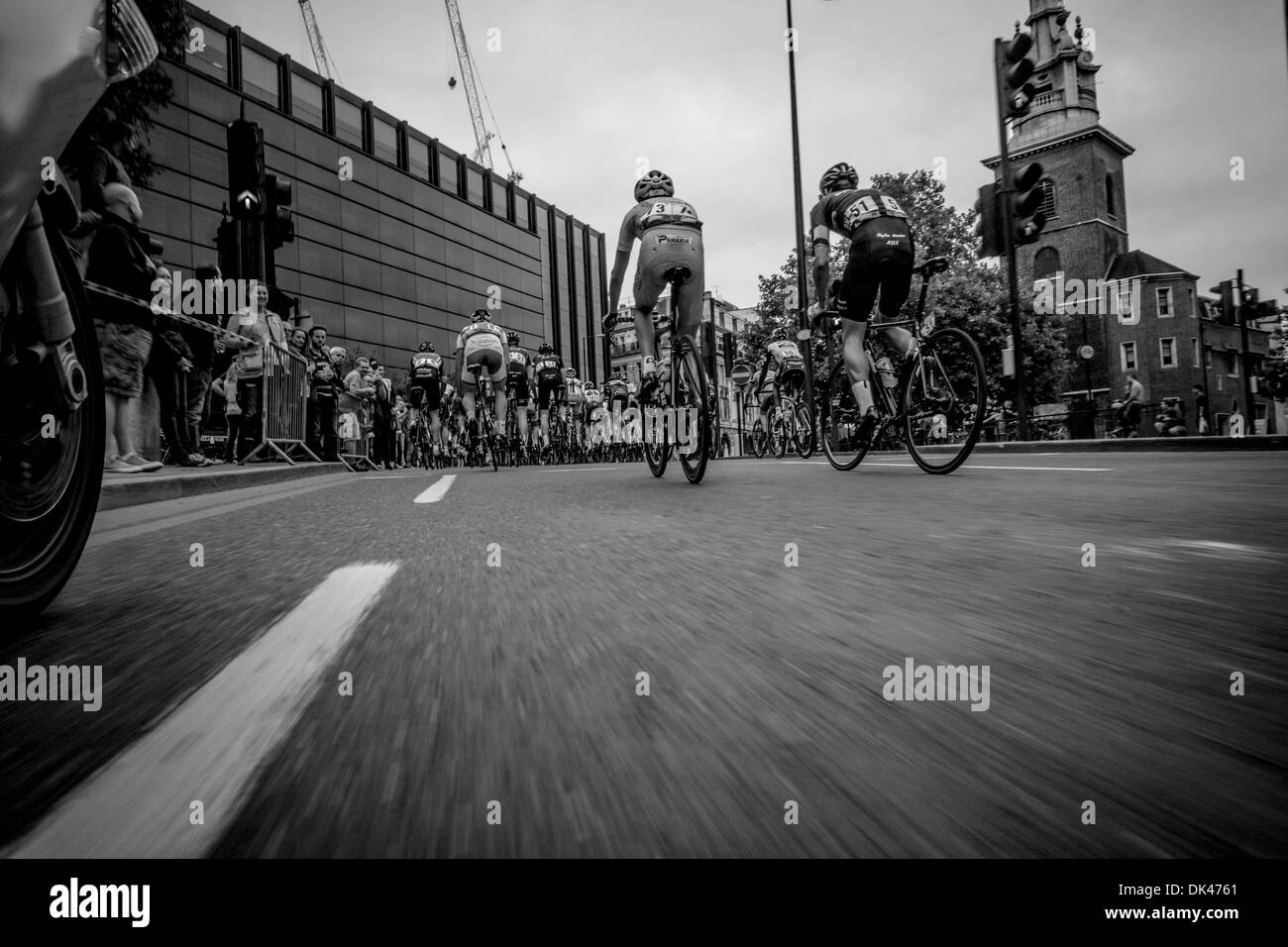 Letzte Etappe Tour of Britain 2013 Stockfoto