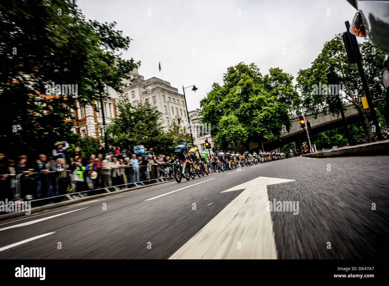Letzte Etappe Tour of Britain 2013 Stockfoto