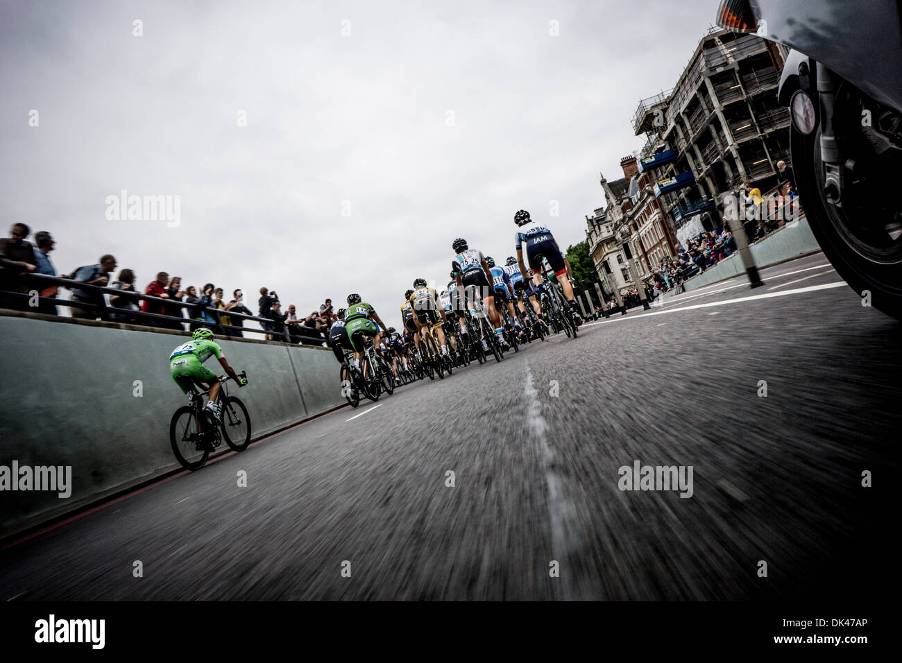 Letzte Etappe Tour Of Britain 2013 Stockfoto