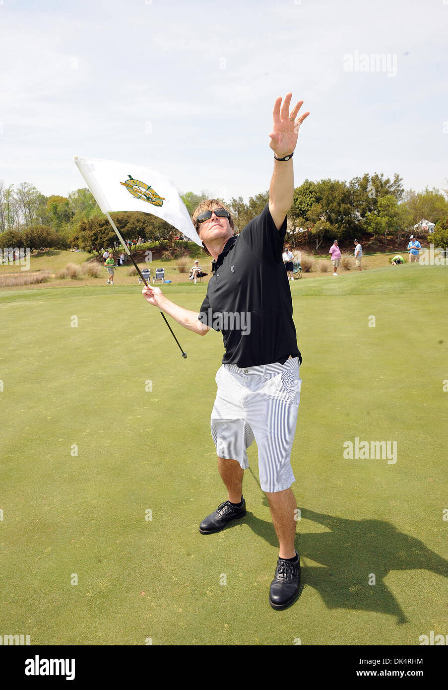 11. April 2011 - Myrtle Beach, South Carolina; USA - Musiker JACK INGRAM wie er in der 17. jährliche Montag nach The Masters Promi pro-am Golf-Turnier teilnimmt, die im Barefoot Landing Golf Resort liegt in Myrtle Beach stattfand.  Copyright 2011 Jason Moore. (Kredit-Bild: © Jason Moore/ZUMAPRESS.com) Stockfoto