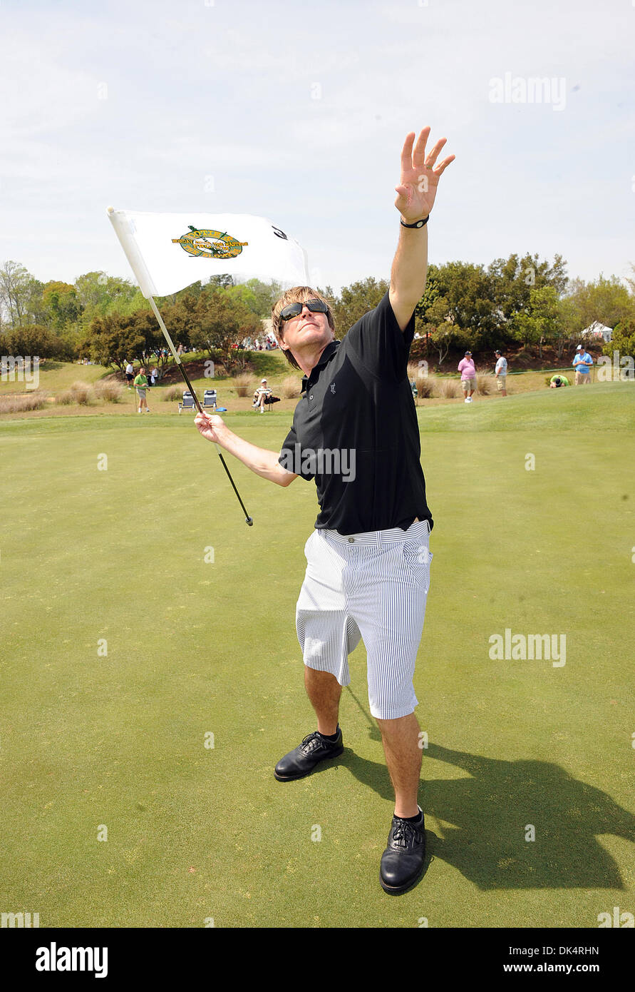 11. April 2011 - Myrtle Beach, South Carolina; USA - Musiker JACK INGRAM wie er in der 17. jährliche Montag nach The Masters Promi pro-am Golf-Turnier teilnimmt, die im Barefoot Landing Golf Resort liegt in Myrtle Beach stattfand.  Copyright 2011 Jason Moore. (Kredit-Bild: © Jason Moore/ZUMAPRESS.com) Stockfoto