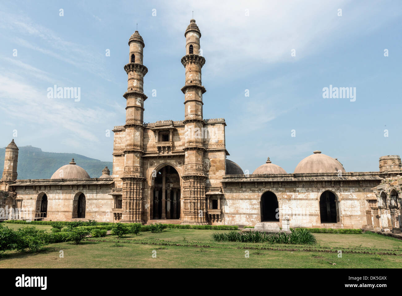 Jami Masjid, Moschee, Champaner-Pavagadh archäologischer Park, Bundesstaat Gujarat, Indien Stockfoto