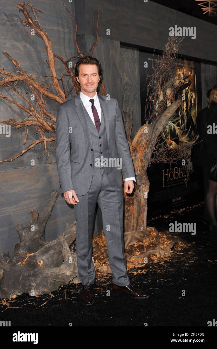 Los Angeles, CA, USA. 2. Dezember 2013. Richard Armitage im Ankunftsbereich für der HOBBIT: die VERWÜSTUNG von SMAUG Premiere, Dolby Theater, Los Angeles, CA 2. Dezember 2013. Bildnachweis: Elizabeth Goodenough/Everett Collection/Alamy Live-Nachrichten Stockfoto