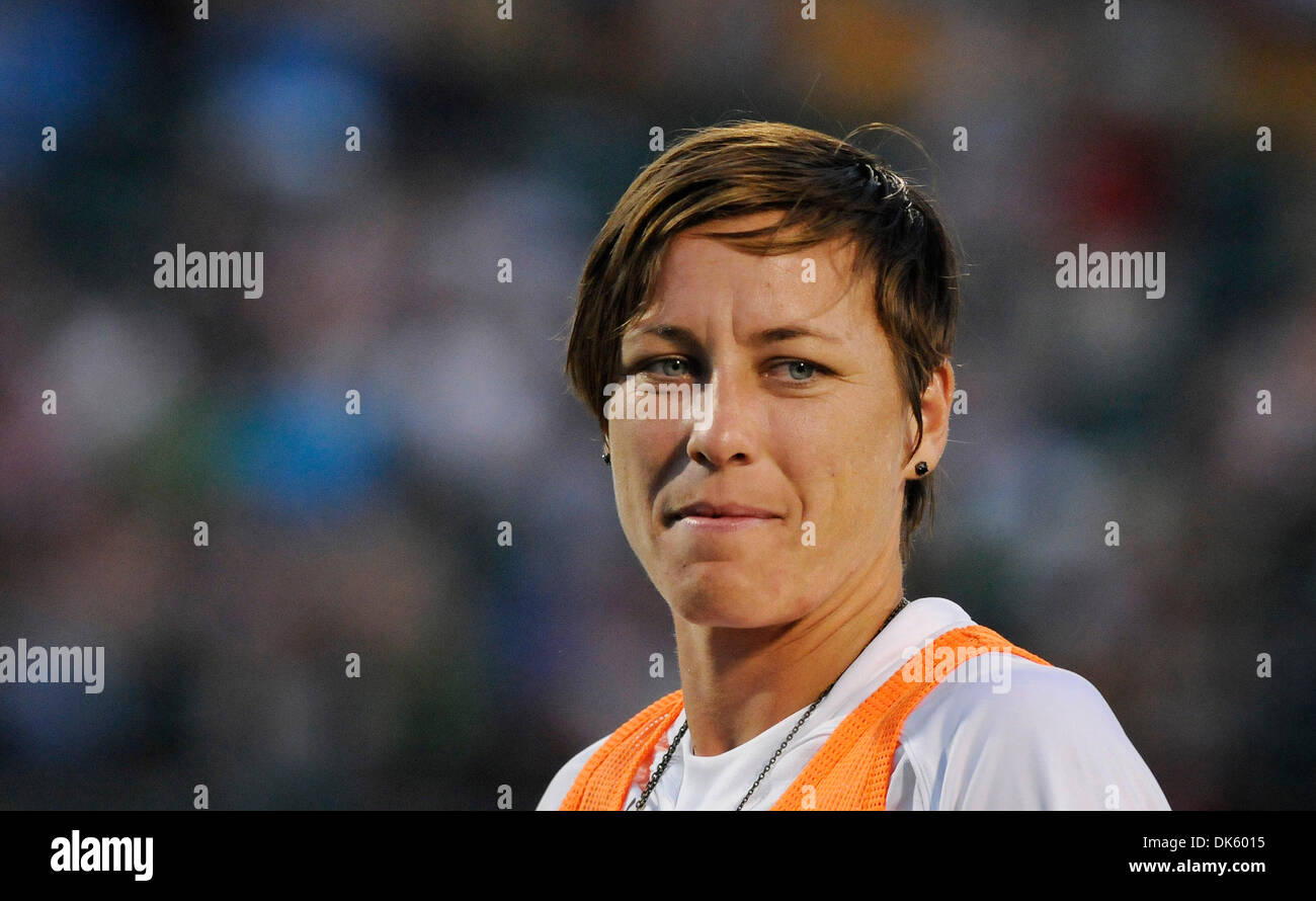 20. Juli 2011: MajicJack und Western New York Flash Sahlen Stadion in Rochester, New York in einer Frauen Professional Soccer (WPS) Matchup. Abby Wambach in Rochester, NY für Abby Wambach Tag. (Kredit-Bild: © Alan Schwartz/Cal Sport Media/ZUMAPRESS.com) Stockfoto