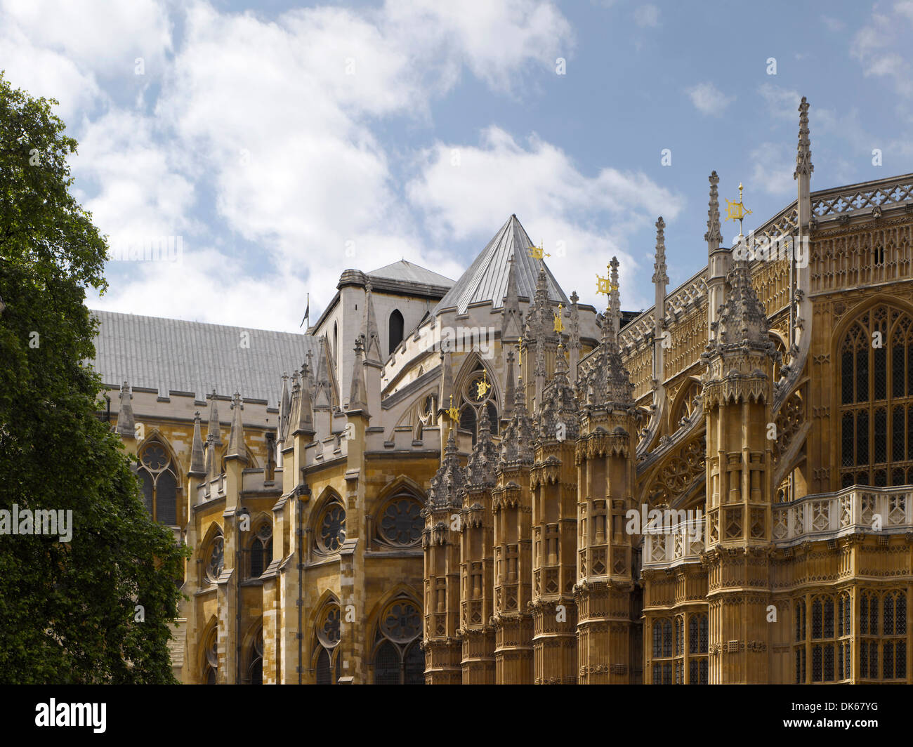 Westminster Abbey, London, Vereinigtes Königreich. Architekt: Mehrere, 1745. Die Marienkapelle. Stockfoto