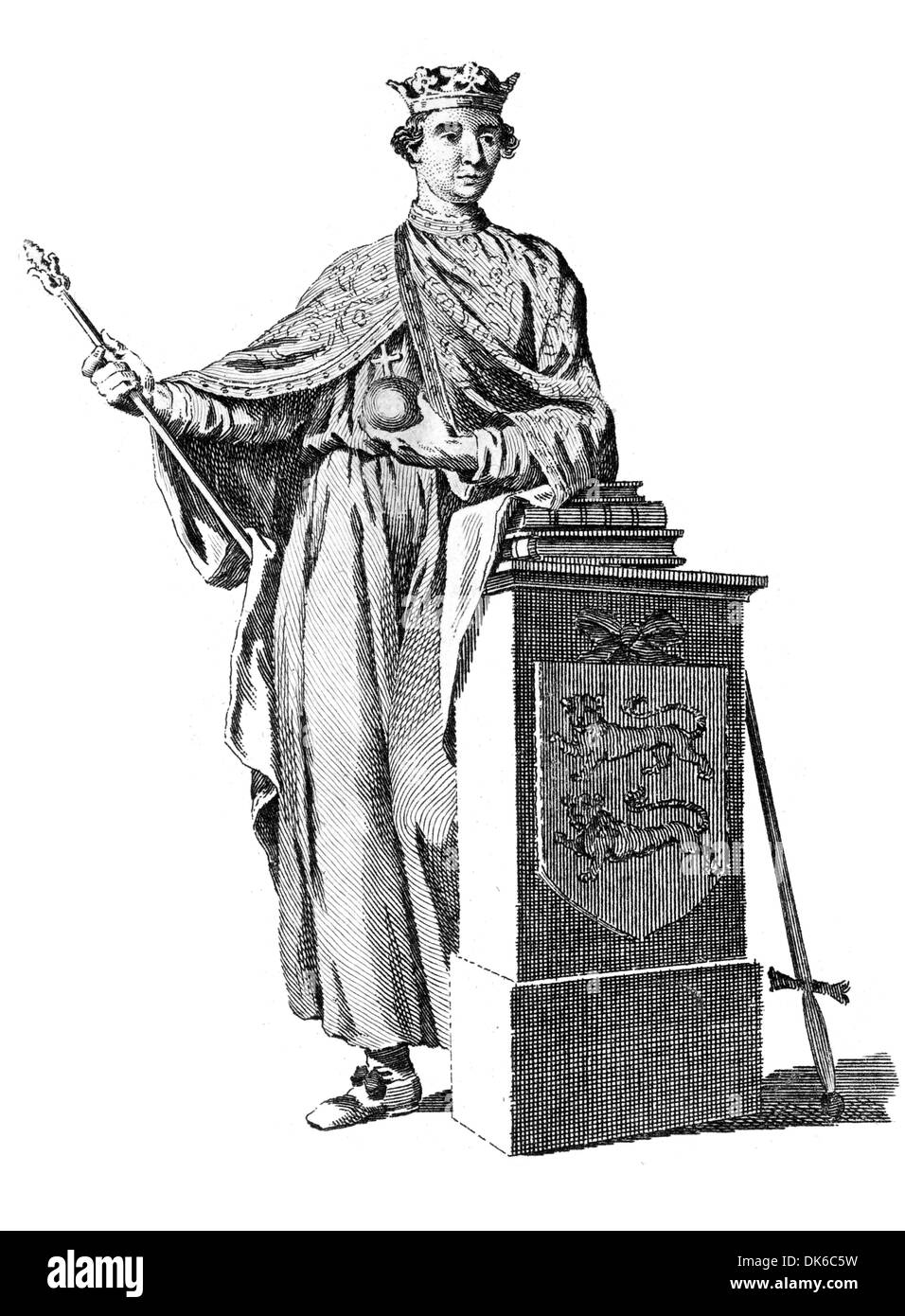 König Heinrich II. von England Stockfoto