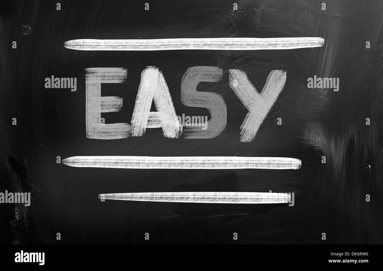 Einfaches Konzept Stockfoto