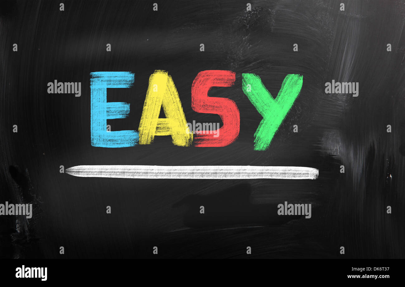 Einfaches Konzept Stockfoto